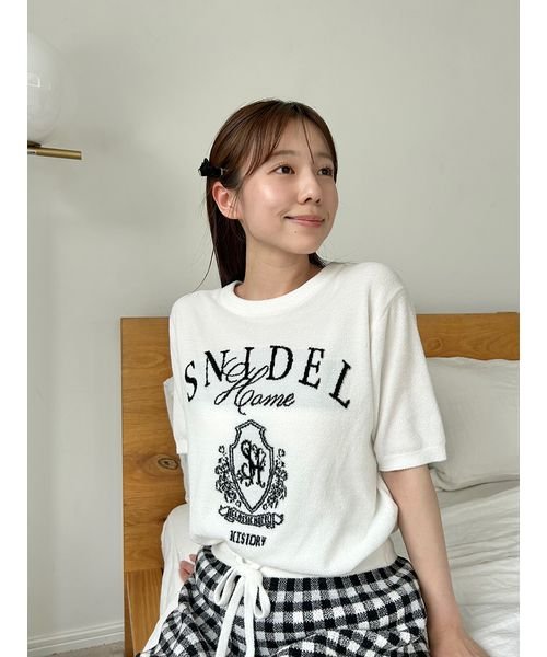 SNIDEL HOME(SNIDEL HOME)/エンブレムロゴニットセットアップ/img10