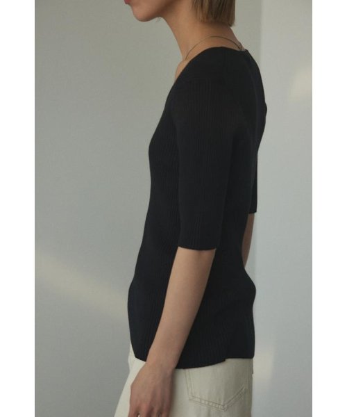 BLACK BY MOUSSY(ブラックバイマウジー)/washable harf sleeve tops/img08
