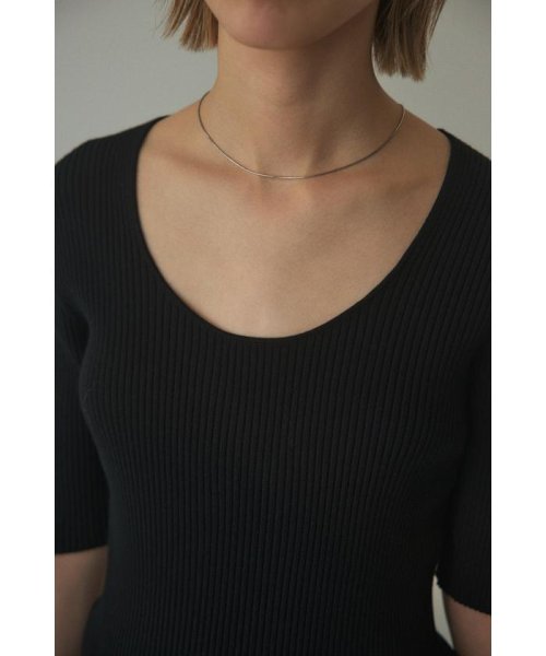 BLACK BY MOUSSY(ブラックバイマウジー)/washable harf sleeve tops/img10