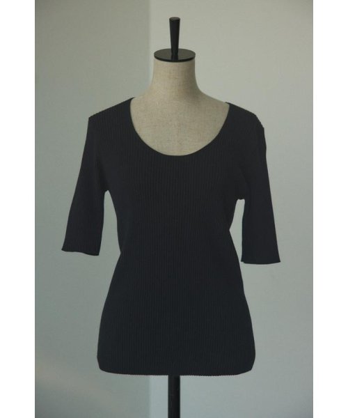 BLACK BY MOUSSY(ブラックバイマウジー)/washable harf sleeve tops/img12