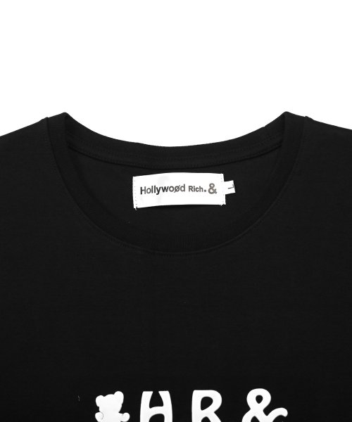 LUXSTYLE(ラグスタイル)/Hollywood rich.&(ハリウッドリッチ)サークルラバープリント半袖Tシャツ/Tシャツ 半袖 トップス メンズ レディース 夏 サマー クルーネック/img11