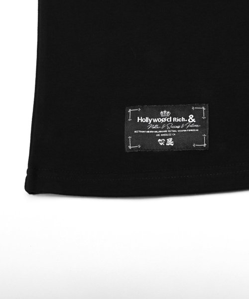 LUXSTYLE(ラグスタイル)/Hollywood rich.&(ハリウッドリッチ)サークルラバープリント半袖Tシャツ/Tシャツ 半袖 トップス メンズ レディース 夏 サマー クルーネック/img16