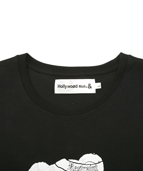 LUXSTYLE(ラグスタイル)/Hollywood rich.&(ハリウッドリッチ)スムースパンクベア半袖Tシャツ/Tシャツ 半袖 トップス メンズ レディース 夏 サマー クルーネック/img17