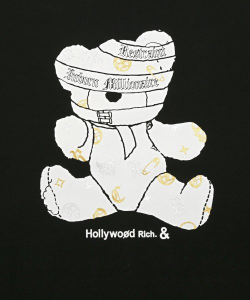 LUXSTYLE(ラグスタイル)/Hollywood rich.&(ハリウッドリッチ)スムースパンクベア半袖Tシャツ/Tシャツ 半袖 トップス メンズ レディース 夏 サマー クルーネック/img18