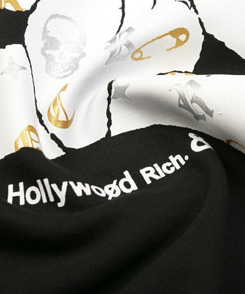 LUXSTYLE(ラグスタイル)/Hollywood rich.&(ハリウッドリッチ)スムースパンクベア半袖Tシャツ/Tシャツ 半袖 トップス メンズ レディース 夏 サマー クルーネック/img24