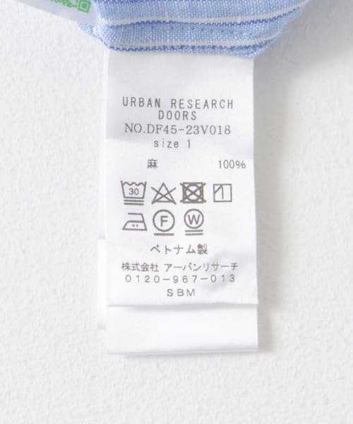 URBAN RESEARCH DOORS(アーバンリサーチドアーズ)/FORK&SPOON　フレンチリネンギャザースリーブシャツ/img35