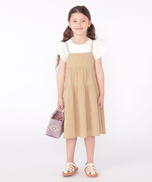 SHIPS KIDS(シップスキッズ)/SHIPS KIDS:100～130cm / ジャカード キャミ ワンピース/img15