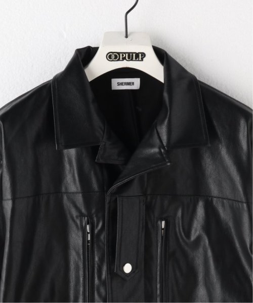 PULP(パルプ)/【SHERMER / シャーマー】V－LEATHER COMBAT JACKET/img02