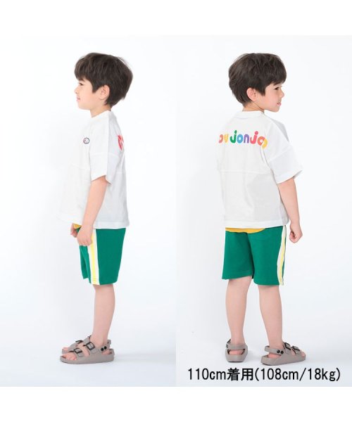 moujonjon(ムージョンジョン)/【子供服】 moujonjon (ムージョンジョン) バックロゴプリント半袖Tシャツ 80cm～140cm M32814/img09