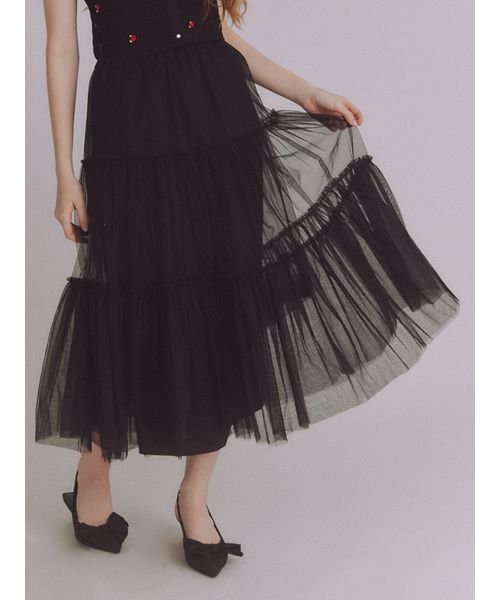 リバーシブルチュールスカート 予めご了承ください