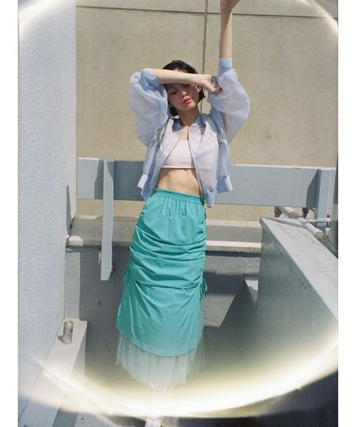 リバーシブルチュールスカート 予めご了承ください