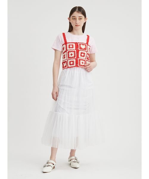 リバーシブルチュールスカート 予めご了承ください