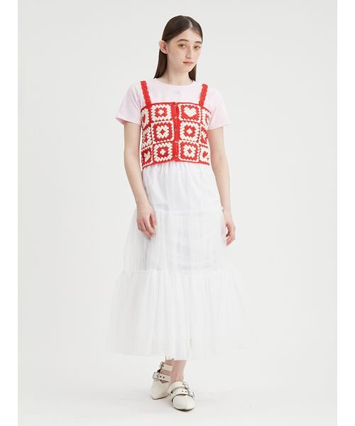 リバーシブルチュールスカート 予めご了承ください