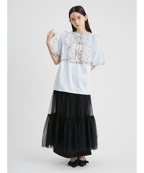 リバーシブルチュールスカート 予めご了承ください