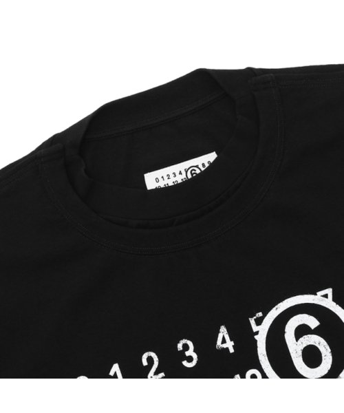 MM6 Maison Margiela(MM６　メゾンマルジェラ)/エムエムシックス メゾンマルジェラ Tシャツ カットソー ブラック メンズ MM6 Maison Margiela SH0GC0001 STJ391 961/img03