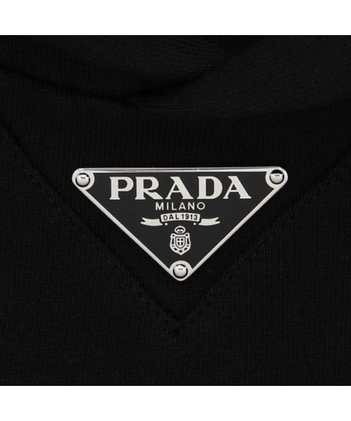 PRADA(プラダ)/プラダ パーカー フーディー リナイロン トライアングルロゴ ブラック メンズ PRADA UJL45B 11CC F0002 OOO/img06