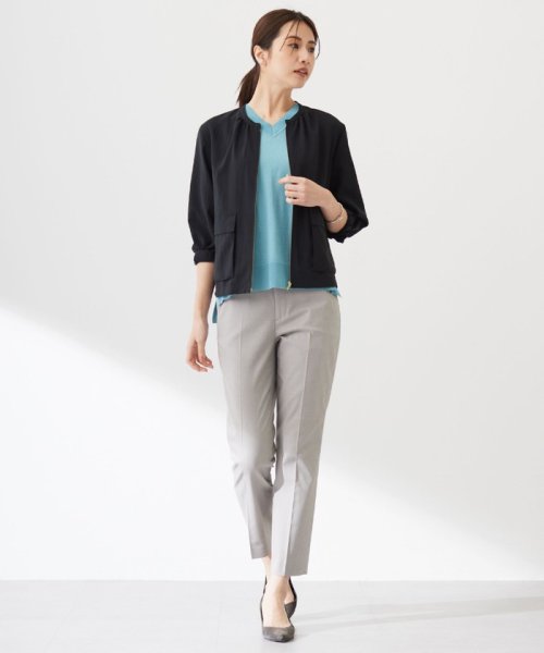 J.PRESS LADIES(J．プレス　レディス)/【洗える】COTTON LINEN Vネック ニット/img07