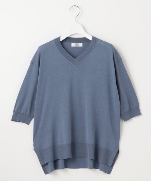 J.PRESS LADIES(J．プレス　レディス)/【洗える】COTTON LINEN Vネック ニット/img11