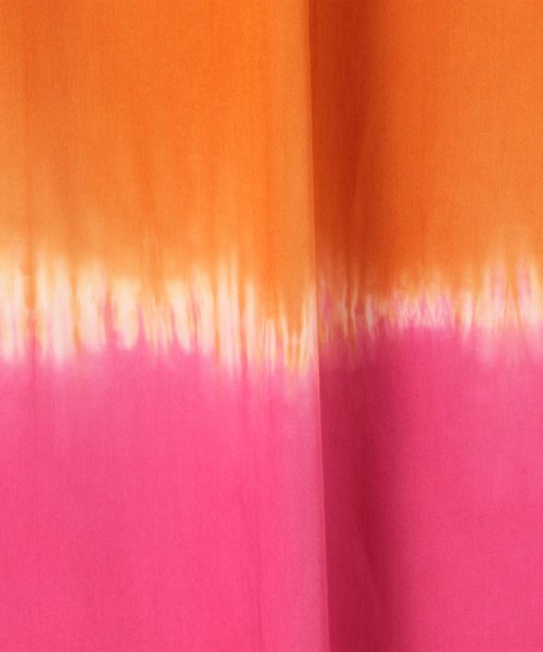 ディップダイ ギャザーマキシスカート 