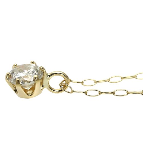 [ララクリスティー] LARA Christie ネックレス 18金 ダイヤモンド 6本爪 0.2ct K18 ゴールド lp51－0012－yg LARA ゴールド 2ct 素材 K18YG 付属品