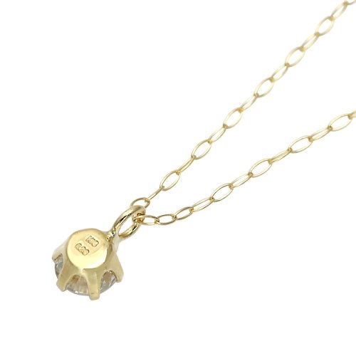 [ララクリスティー] LARA Christie ネックレス 18金 ダイヤモンド 6本爪 0.2ct K18 ゴールド lp51－0012－yg LARA ゴールド 2ct 素材 K18YG 付属品