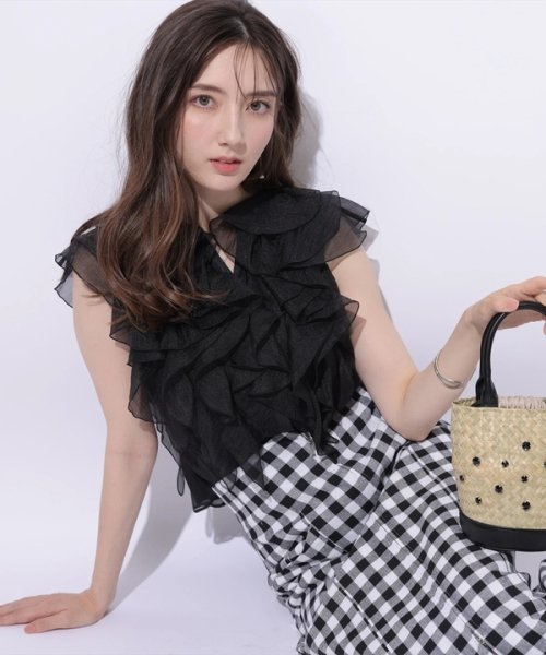 フリルショートブラウス CEG1599463890(12155円)