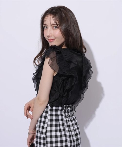 フリルショートブラウス CEG1599463890(12155円)