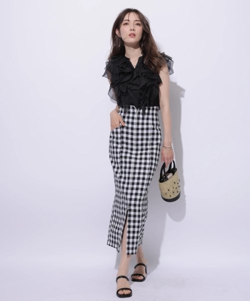 フリルショートブラウス CEG1599463890(12155円)