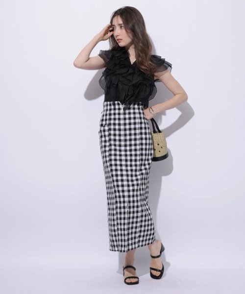 フリルショートブラウス CEG1599463890(12155円)