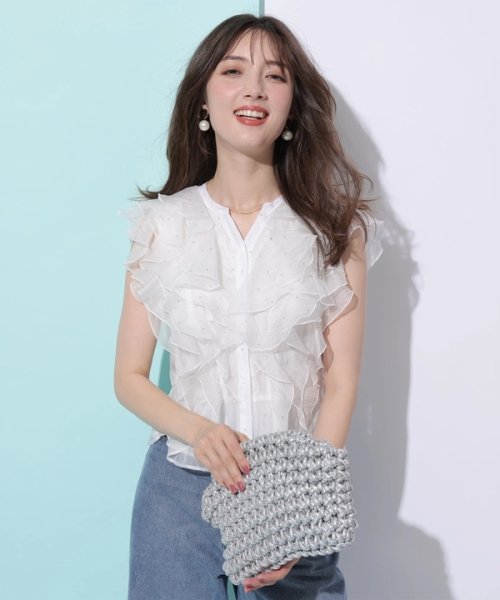 フリルショートブラウス CEG1599463890(12155円)