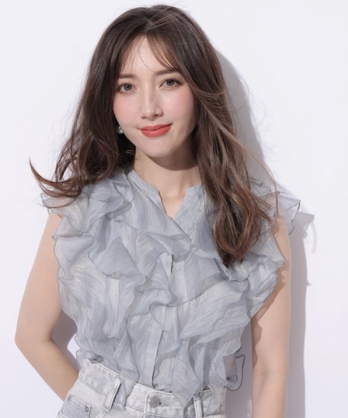 フリルショートブラウス CEG1599463890(12155円)