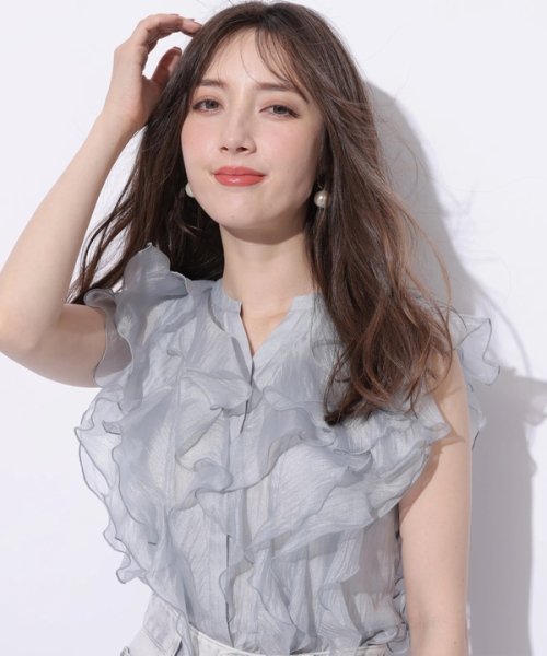 フリルショートブラウス CEG1599463890(12155円)