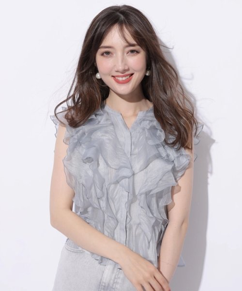 フリルショートブラウス CEG1599463890(12155円)