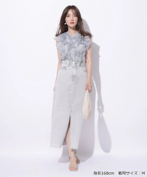 フリルショートブラウス CEG1599463890(12155円)