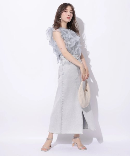 フリルショートブラウス CEG1599463890(12155円)