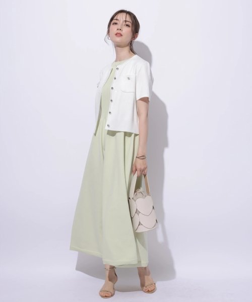 半袖キラキラニットジャケット 半袖キラキラニットジャケット YWU1225097602(9295円)