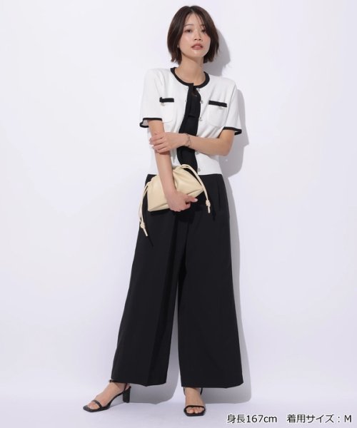 半袖キラキラニットジャケット 半袖キラキラニットジャケット YWU1225097602(9295円)