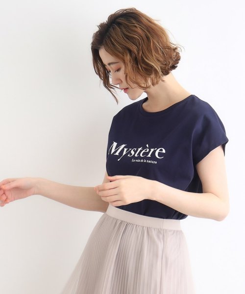 grove(グローブ)/＜接触冷感・UVカット・ご自宅で洗える＞ロゴプリントフレンチTシャツ/img05