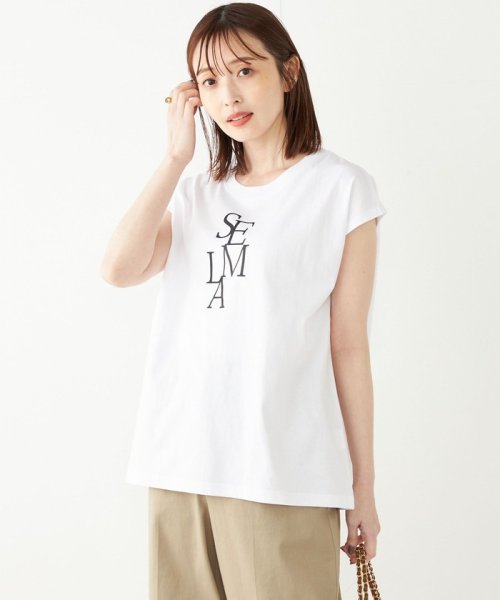 SHIPS Colors WOMEN(シップスカラーズ　ウィメン)/SHIPS Colors:フレンチスリーブ ロゴ TEE/img26