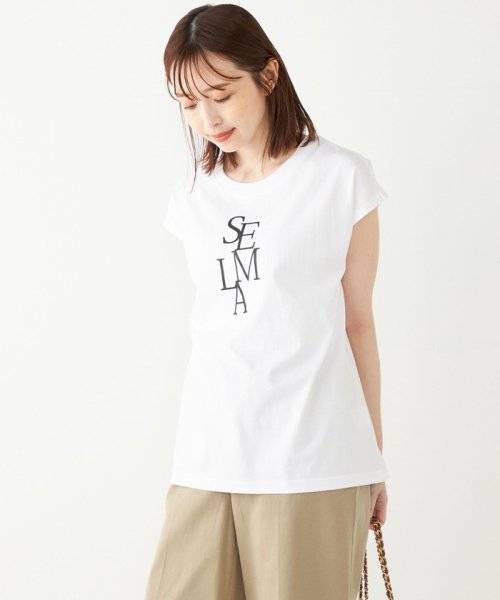 SHIPS Colors WOMEN(シップスカラーズ　ウィメン)/SHIPS Colors:フレンチスリーブ ロゴ TEE/img27