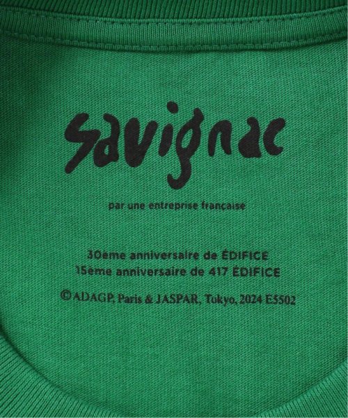 417 EDIFICE(フォーワンセブン　エディフィス)/SAVIGNAC (サビニャック) 別注 French Company プリント Tシャツ2/img42