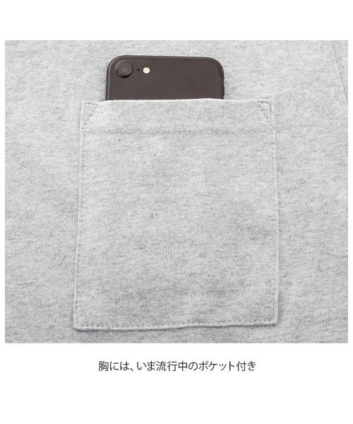 BACKYARD FAMILY(バックヤードファミリー)/Goodwear グッドウェア ポケット付きTシャツ 2w7－2500/img04