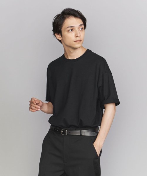 BEAUTY&YOUTH UNITED ARROWS(ビューティーアンドユース　ユナイテッドアローズ)/【WEB限定】ロールアップ ワイド テーパード Tシャツ －MADE IN JAPAN－/img10