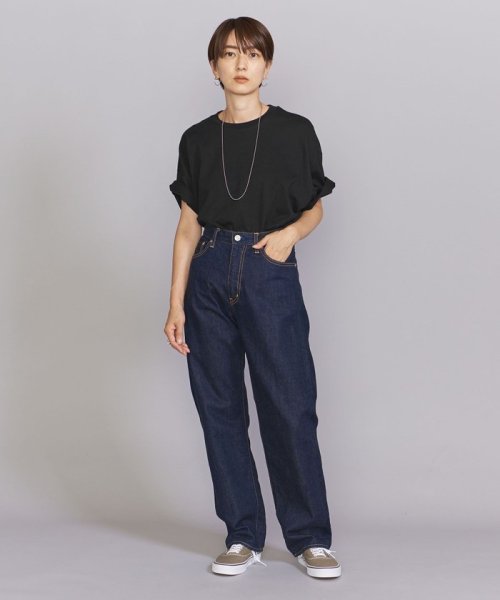 BEAUTY&YOUTH UNITED ARROWS(ビューティーアンドユース　ユナイテッドアローズ)/【WEB限定】ロールアップ ワイド テーパード Tシャツ －MADE IN JAPAN－/img15