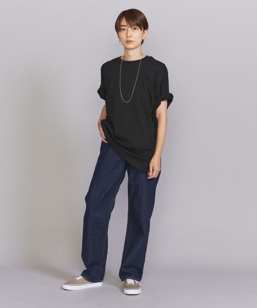 BEAUTY&YOUTH UNITED ARROWS(ビューティーアンドユース　ユナイテッドアローズ)/【WEB限定】ロールアップ ワイド テーパード Tシャツ －MADE IN JAPAN－/img16