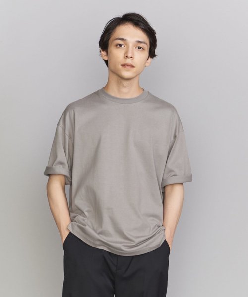 BEAUTY&YOUTH UNITED ARROWS(ビューティーアンドユース　ユナイテッドアローズ)/【WEB限定】ロールアップ ワイド テーパード Tシャツ －MADE IN JAPAN－/img17