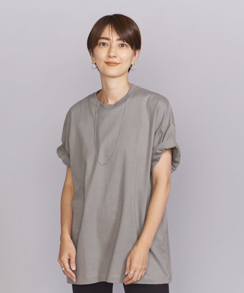 BEAUTY&YOUTH UNITED ARROWS(ビューティーアンドユース　ユナイテッドアローズ)/【WEB限定】ロールアップ ワイド テーパード Tシャツ －MADE IN JAPAN－/img20