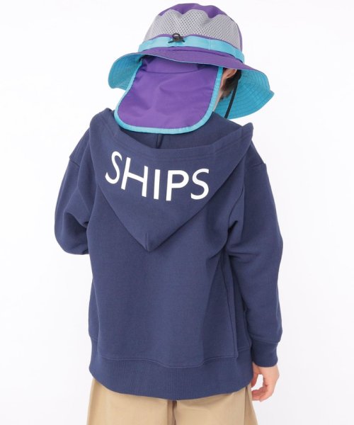 SHIPS KIDS(シップスキッズ)/SHIPS KIDS:100～130cm / ロゴ フード ジップ パーカー/img16