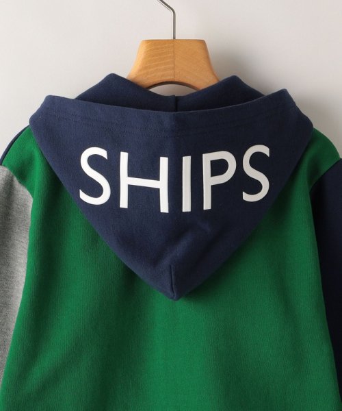 SHIPS KIDS(シップスキッズ)/SHIPS KIDS:100～130cm / ロゴ フード ジップ パーカー/img26