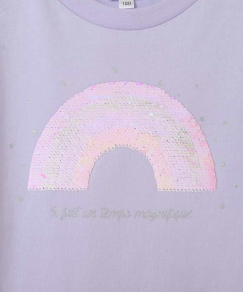 a.v.v(KID'S)(アー・ヴェ・ヴェキッズ)/[100－130]スパンコールＴシャツ/img08